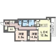 ラ グリシーヌの間取り画像