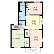 クレスト広田 Ⅲの間取り画像