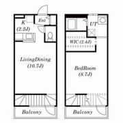 エフォート北郷Bの間取り画像