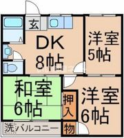 ハイム 恵の間取り画像