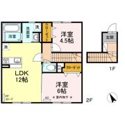 グリーンリーフ山の手の間取り画像