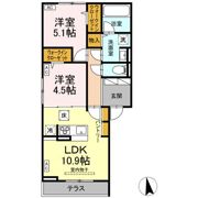 カーサ Ⅲの間取り画像