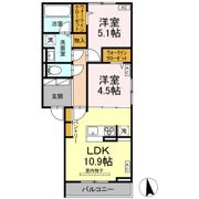 カーサ Ⅲの間取り画像