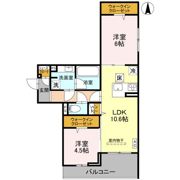 (仮称)D-ROOM春日部南一丁目の間取り画像