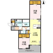 (仮称)D-ROOM春日部南一丁目の間取り画像