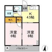 高橋ハイツの間取り画像