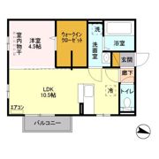 パイン コーンの間取り画像