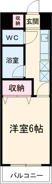 アールマンションの間取り画像