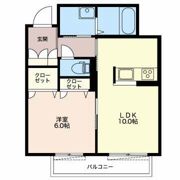 クラージュ WESTの間取り画像