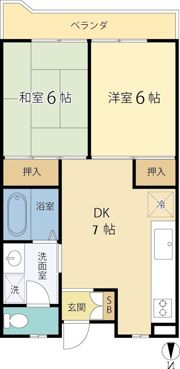 MSコーポの間取り画像
