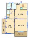 ドミールA・K Cの間取り画像