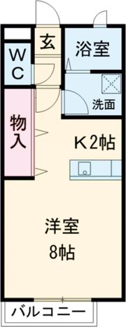グリーンヒルズ小杉A棟の間取り画像