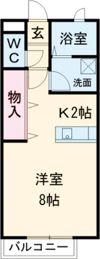 グリーンヒルズ小杉A棟の間取り画像