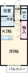 グリーンヒルズ小杉A棟の間取り画像