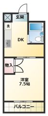 GREEN KOMATSUの間取り画像