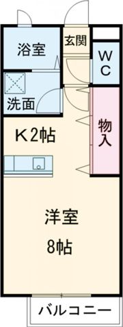 グリーンヒルズ小杉A棟の間取り画像