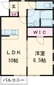 仮）白萩町新築アパートの間取り画像