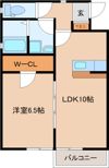 仮）白萩町新築アパートの間取り画像