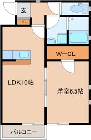 仮）白萩町新築アパートの間取り画像