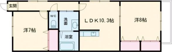 サンコーポ輝の間取り画像