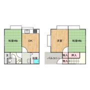 岩本住宅南蔵王町5丁目の間取り画像