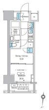 プレディアコート錦糸町スカイビューの間取り画像