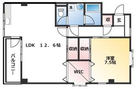 山ノ端コーポの間取り画像