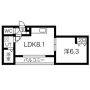 Mirei烏丸五条の間取り画像
