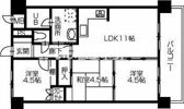花房国分寺マンションの間取り画像