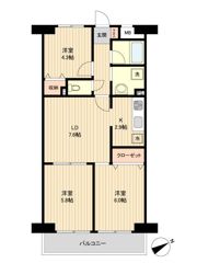 シェモア桜ヶ丘の間取り画像