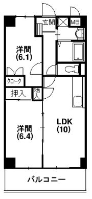 ベルドミール半田山の間取り画像