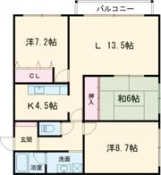 ハーベストⅡの間取り画像