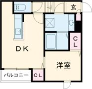 エクシア福大駅前Aの間取り画像