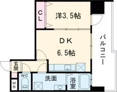 J COURT石山駅前の間取り画像