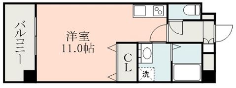 Primevere慶徳の間取り画像