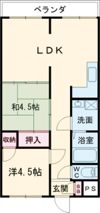 リープラス滝野社の間取り画像