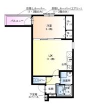 フジパレス高石加茂の間取り画像