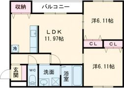 ヴェルメゾン尼崎尾浜町の間取り画像
