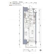 エステムコート名古屋新栄Ⅵ アートテラスの間取り画像