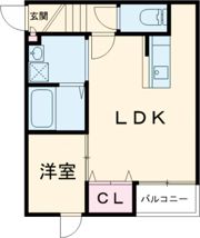 エクシア福大駅前Bの間取り画像