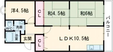 フォンテーヌ国分の間取り画像