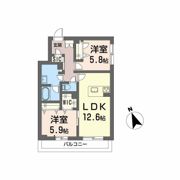メゾンドノアールの間取り画像
