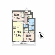 メゾンドノアールの間取り画像