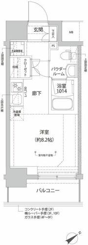RELUXIA横濱反町の間取り画像