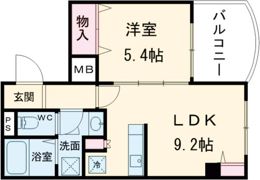 ジェルメ河善の間取り画像
