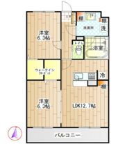 Lusora Osato(ルソーラ オオサト）の間取り画像