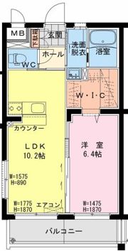 ALBA 船頭町の間取り画像