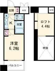 エステムコート三宮EASTポルトマーレの間取り画像