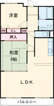 ラポール山賀の間取り画像