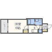 アドバンス西梅田ラシュレの間取り画像